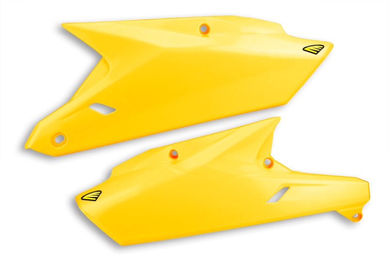 Cycra 2014 - 2018 Yamaha YZ250F/YZ450F/WR/FXSide Number Panels - Lightning Gold - Dune Goons
