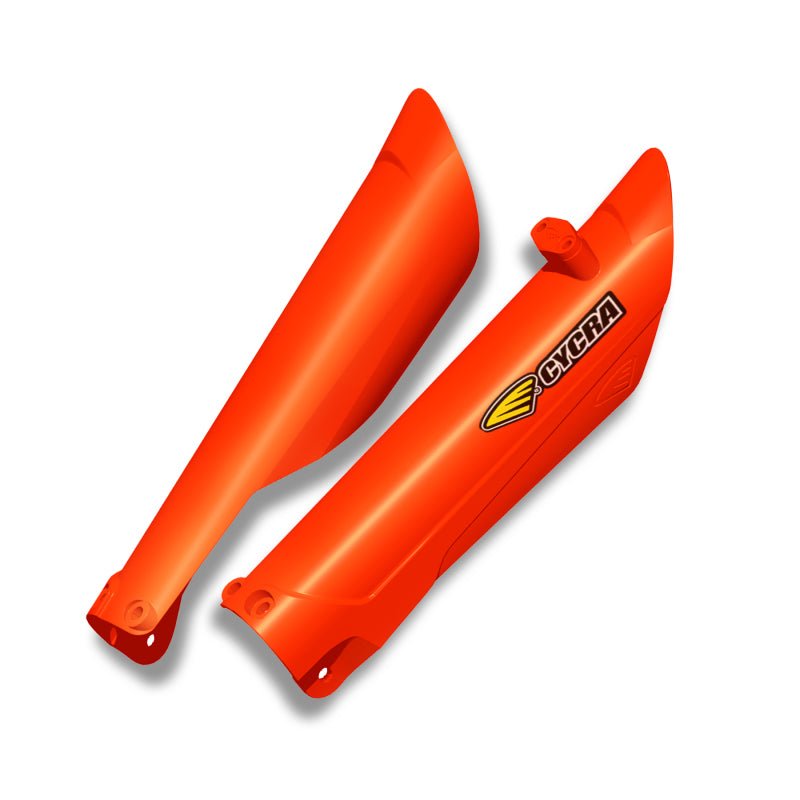 Cycra 2015 - 2022 KTM SX/SXF/XC/XCF 2016 - 2022 XCW/EXC Fork Guards - 2016 Orange - Dune Goons