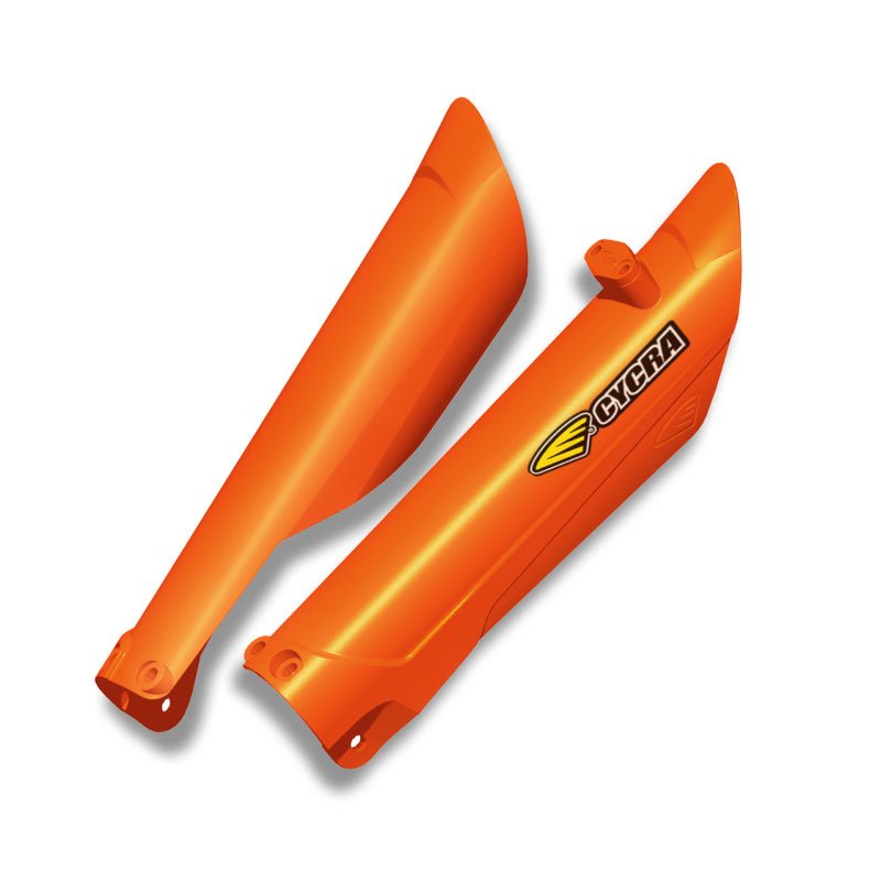 Cycra 2015 - 2023 KTM 125 - 500 SX/XC/SX - F/XC - F/XC - W/XCF - W/EXC - F Performance Fork Guards - Orange - Dune Goons