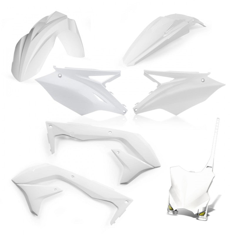 Cycra 2016 - 2018 Kawasaki KX450F 5 - Pc Replacement Kit - White - Dune Goons