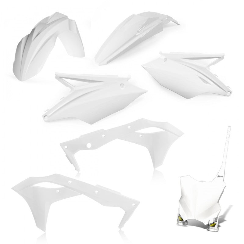 Cycra 2017 - 2020 Kawasaki KX250F 5 - pc Replica Body Kit - White - Dune Goons