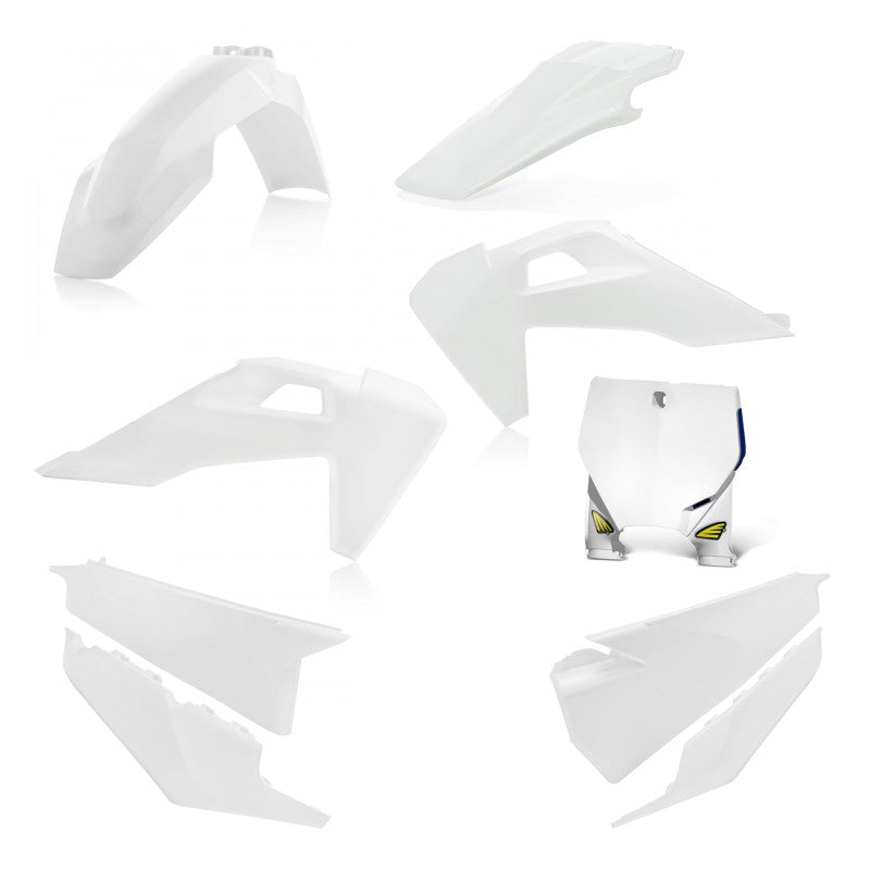 Cycra 2019 - 2022 Husqvarna FC250 5 - pc Replica Body Kit - White - Dune Goons