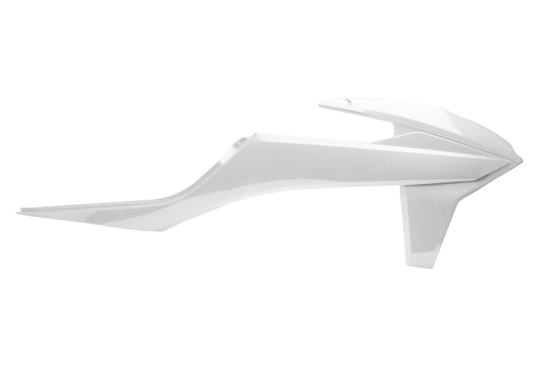 Cycra 2019 - 2022 KTM 125 SX Powerflow Radiator Shrouds - White - Dune Goons