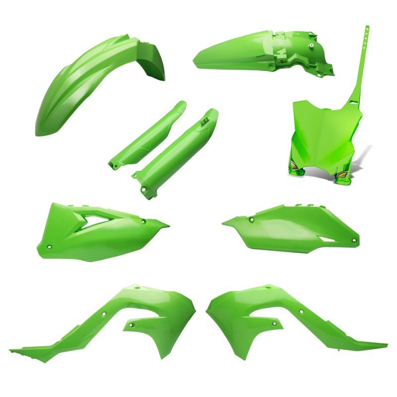 Cycra 2021 - 2023 Kawasaki KX250F Powerflow Body Kit - OEM Green - Dune Goons