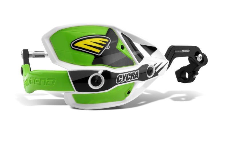 Cycra CRM Ultra 1 - 1/8 in. Clamp w/White Shield/Green Cover - Dune Goons