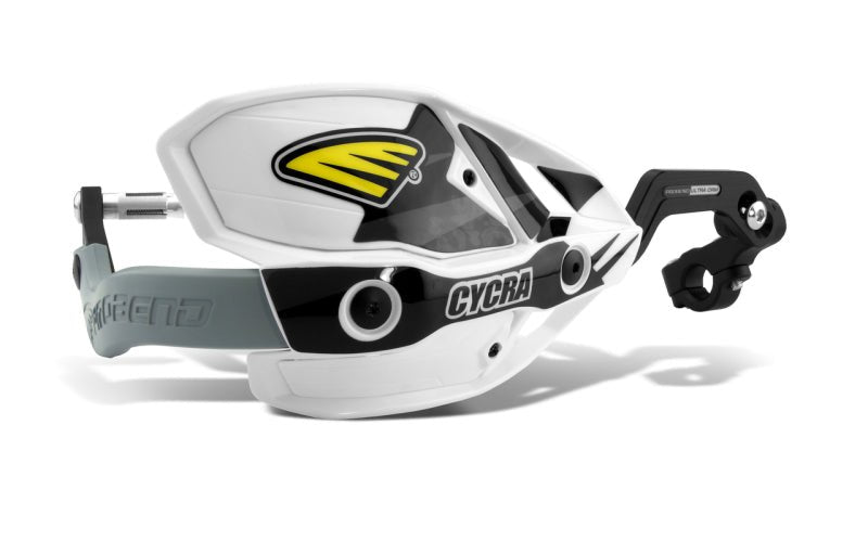 Cycra CRM Ultra 1 - 1/8 in. Clamp w/White Shields/White Covers - Dune Goons