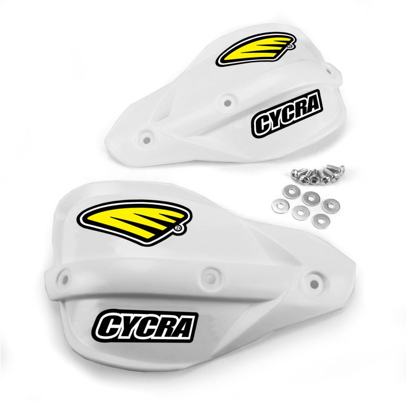 Cycra Enduro Handshield - White - Dune Goons