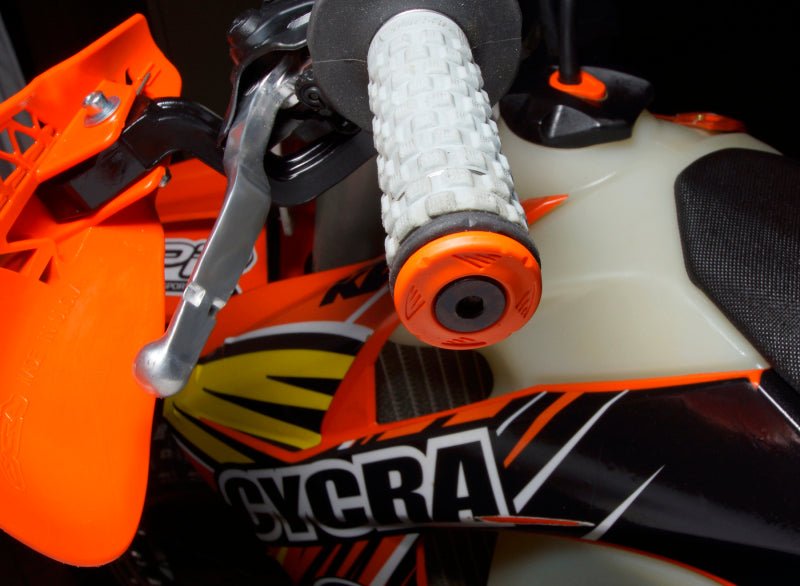 Cycra Grip Armor Bar End - Orange - Dune Goons