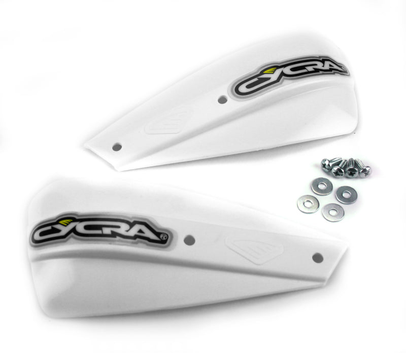 Cycra LowP rofile Enduro Handshield - White - Dune Goons