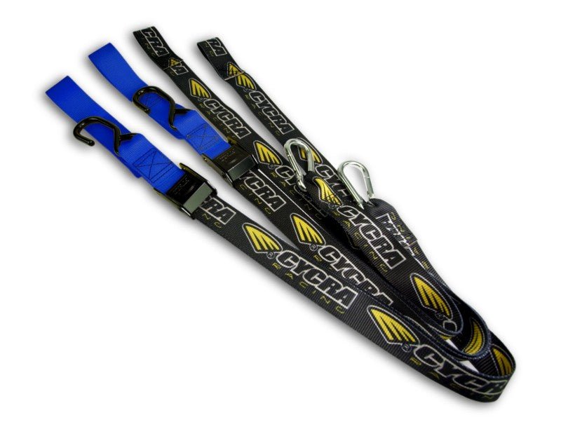 Cycra Tie Down Set - Blue - Dune Goons