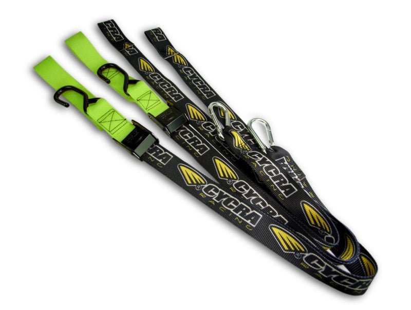 Cycra Tie Down Set - Green - Dune Goons