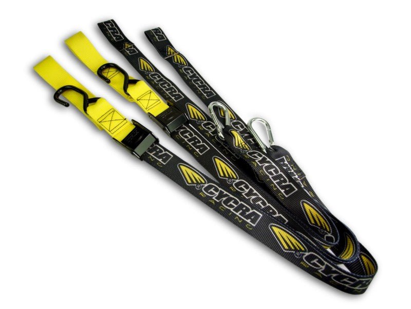 Cycra Tie Down Set - Yellow - Dune Goons