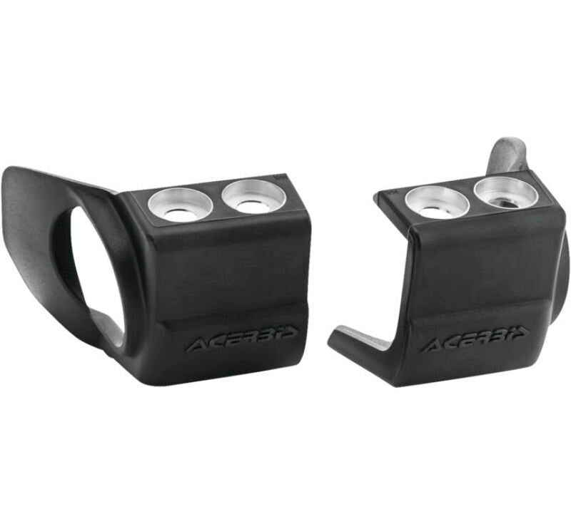Acerbis Fork Shoe Protectors - 09+ Hon CRF/Kaw KX-F/Beta - Blk