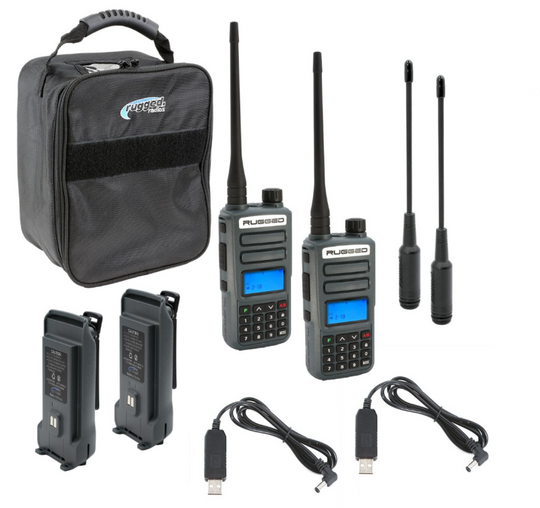 Rugged Radios Adventure Pack - GMR2 PLUS Radio with Accessories