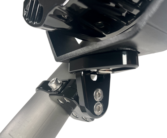 Axia Alloys Adjustable UTV Light Mount - Black - Large Base