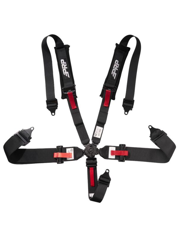 PRP Seats PRP 5 Point Cam-Lock Harness with 2in Shoulders and 3in Lap Belts SFI16.1- Black