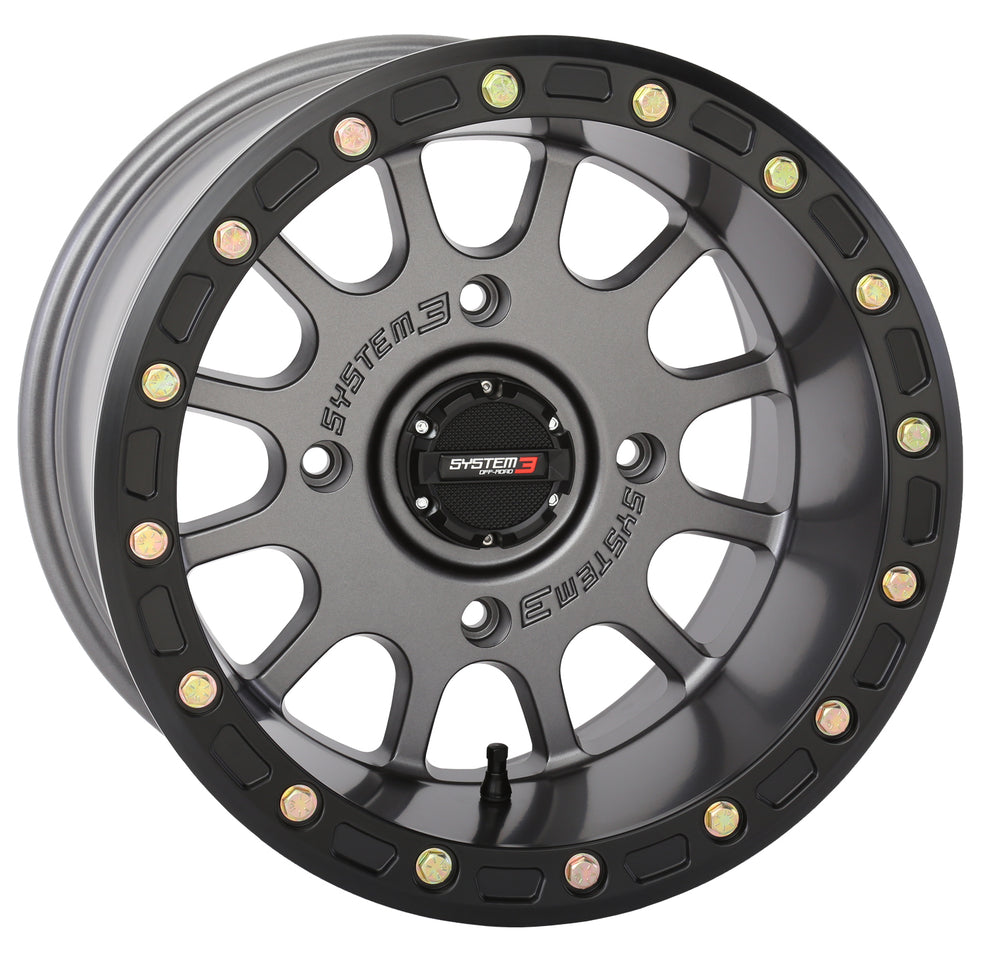 System 3 SB5 Wheels 15x10 5+5 (-5MM) Gunmetal Grey