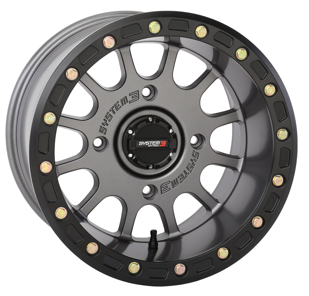 System 3 SB5 Wheels 15x10 5+5 (-5MM) Gunmetal Grey