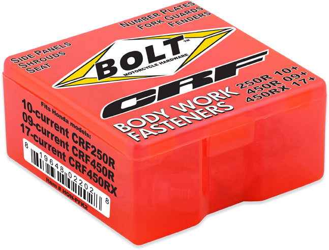 Bolt Full Body Work Fastener Kit Full Plastic (HON-PFK2)