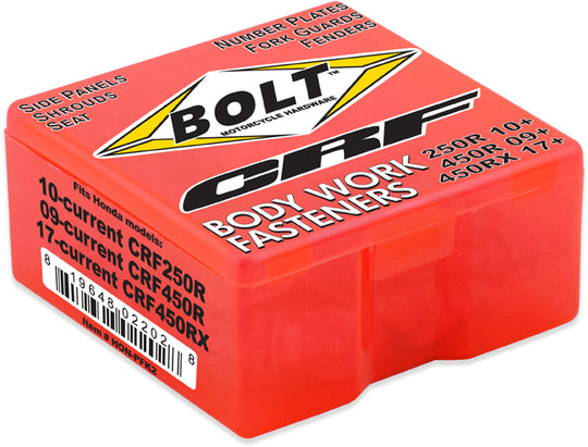 Bolt Full Body Work Fastener Kit Full Plastic (HON-PFK2)