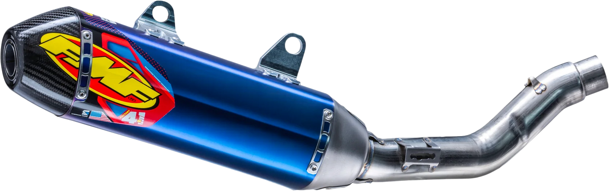FMF Factory 4.1 RCT Titanium Slip-On - Beta 450RX 2024-2025