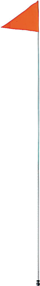 1-Piece Fiberglass Safety Flag 1/4 in - Straight Mount 10-Pack