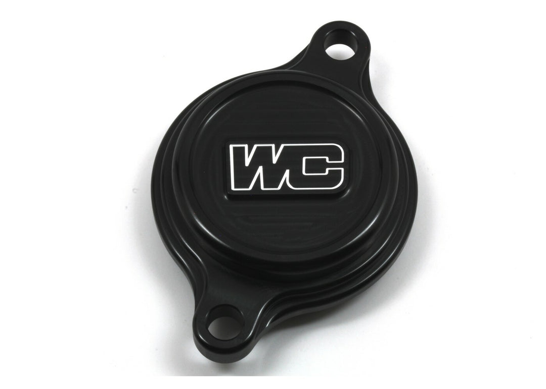 Works Connection Oil Filter Cover Black