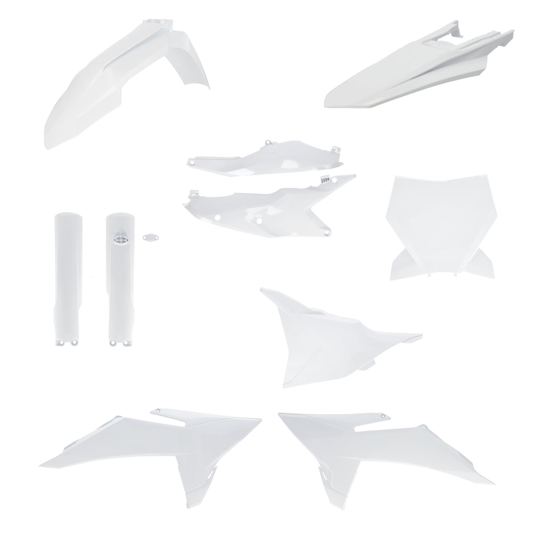 Acerbis Full Plastic Kit Kit- KTM White (2986810002)