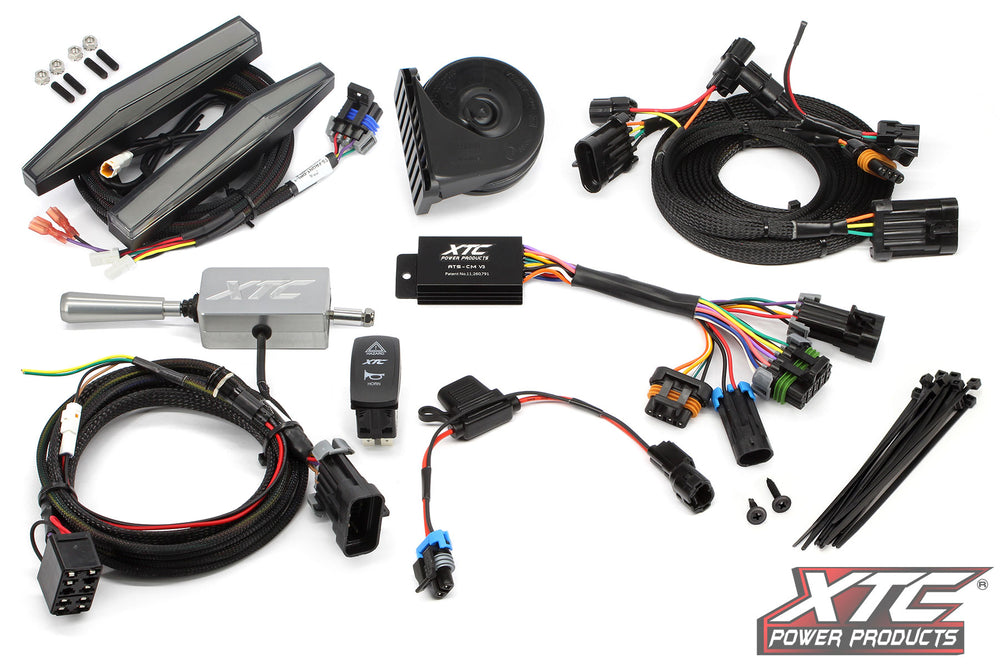 XTC Self-Canceling Turn Signal Kit with Billet Lever, Horn and X-LITE DRL - Honda - Talon 1000 2019-2026