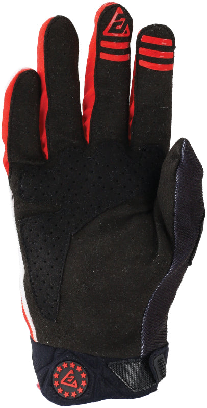 Answer Peak Flo Gloves Black/Red/White Youth