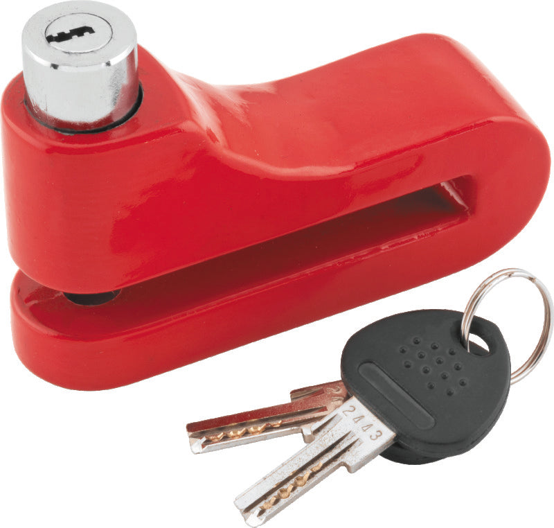 BikeMaster Bully Lock Disc Lock 10mm - Red