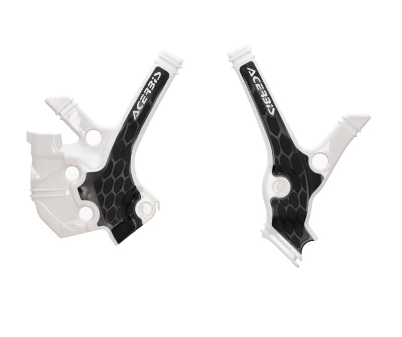 Acerbis X-Grip Frame Guards - 22+ Yamaha YZ85 - White/Black