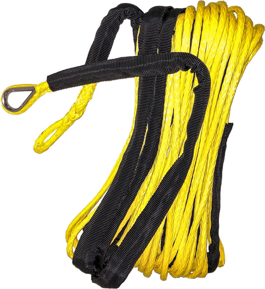 Open Trail Synthetic Winch Rope - 1/4 in x 50 ft - Yellow