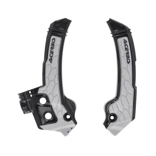 Acerbis X-Grip Frame Guard Guards HUS Black and Grey (2987271001)