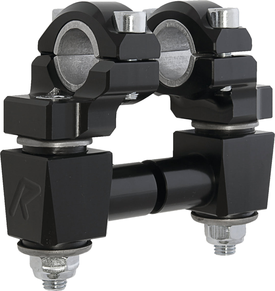 Rox Speed FX 2 in Rise Anti-Vibe Stem Clamp Riser - 7/8 or 1-1/8 in - 2 in Rise Stem Clamp - Black