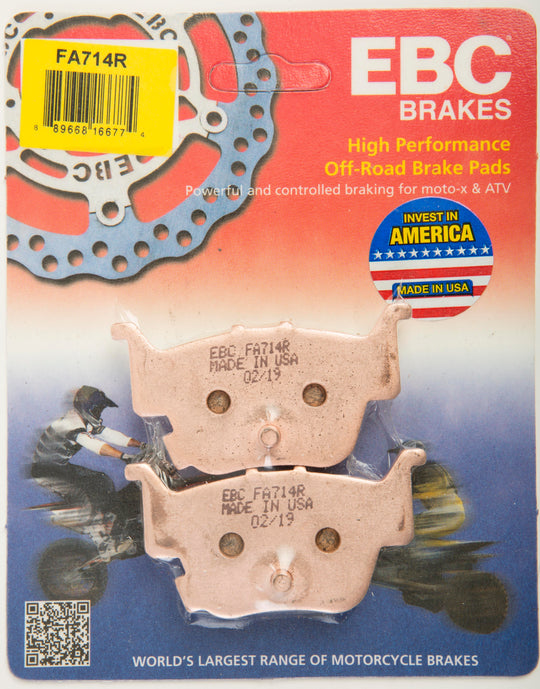 EBC Standard Brake Pads FA714R Sintered R