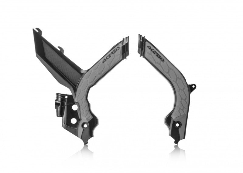 Acerbis X-Grip Frame Guards - 19-22 KTM SX/SX-F/XC-F - Black/Gray