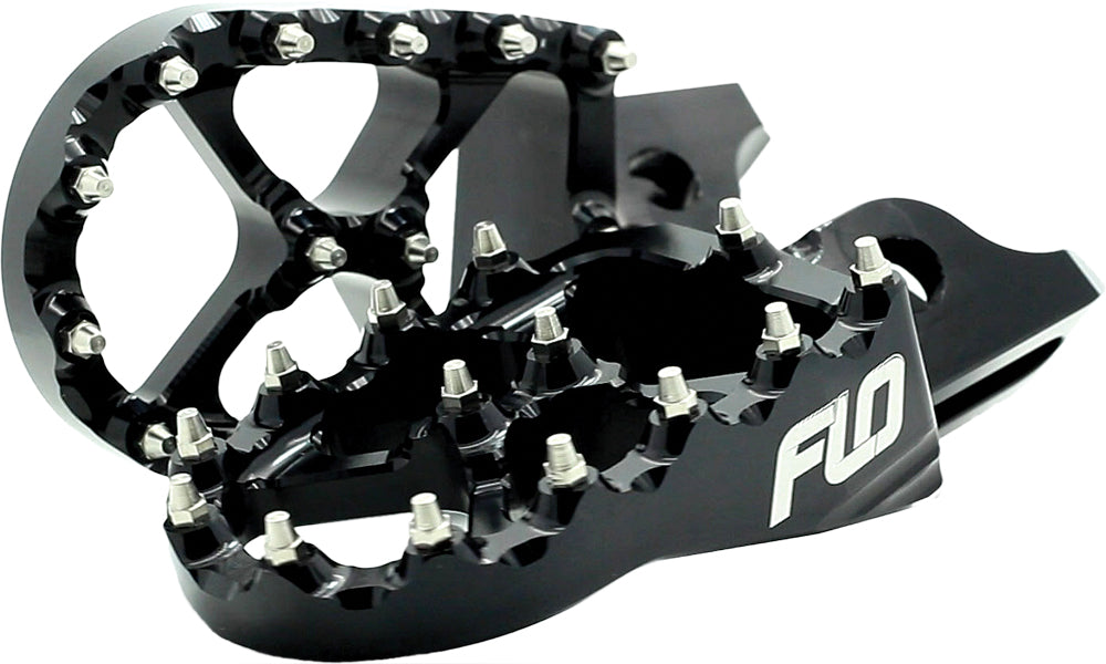 Flo Motorsports Pro Series Footpegs PRO Series Foot Pegs Black (FPEG-793BLK)