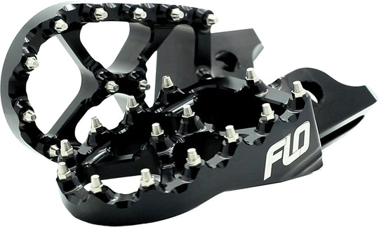 Flo Motorsports Pro Series Footpegs PRO Series Foot Pegs Black (FPEG-793BLK)