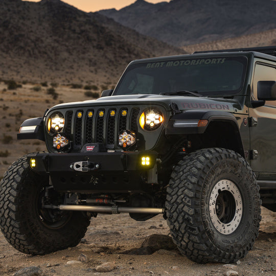Baja Designs DOT LP6 LED Headlight Kit - 2018-2025 Jeep Wrangler JL, Gladiator JT