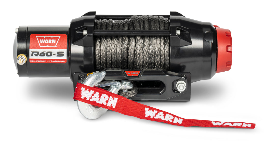Warn R60-S Winch - 6000 lb Synthetic Rope UTV / ATV