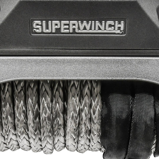 Superwinch SX 12000SR Synthetic Rope Winch - 12,000 lb - Graphite