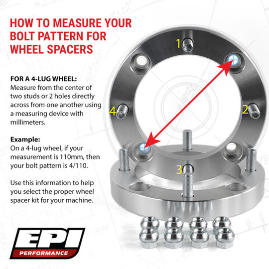 EPI 4/156 Wheel Spacer 2"