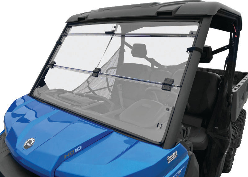 QuadBoss 2016+ Can-Am Defender HD5/7/8/10 Windbreak Folding Windshield