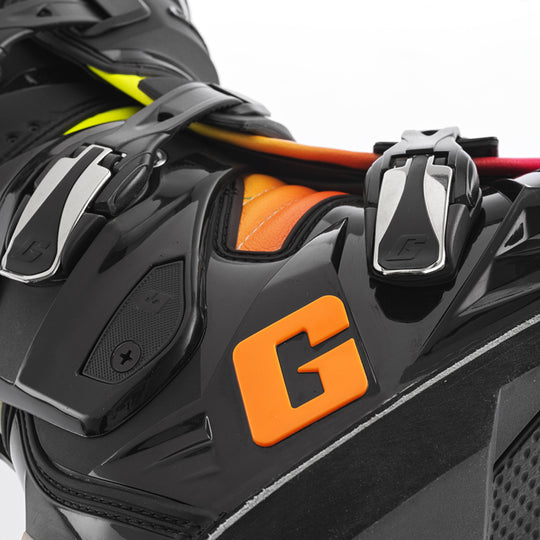 Gaerne SG12 Boot - Black/Orange/Pink - - Size 10