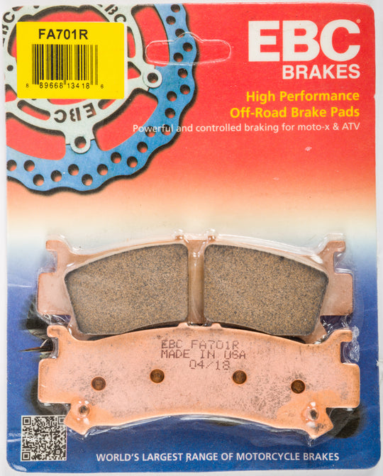 EBC Standard Brake Pads FA701R Sintered R