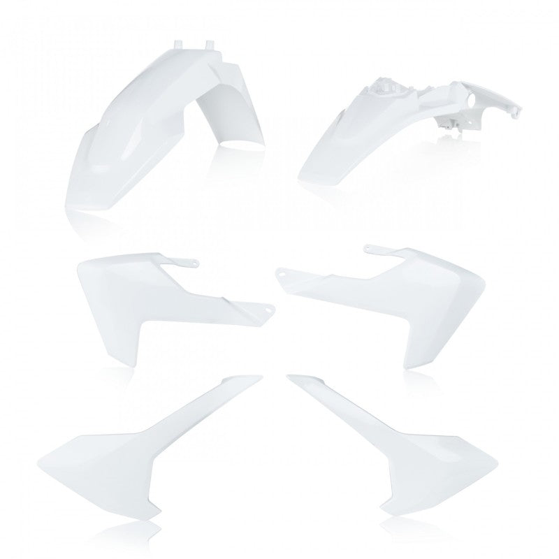 Acerbis Plastic Kit - 17-24 Husqvarna TC65 - White