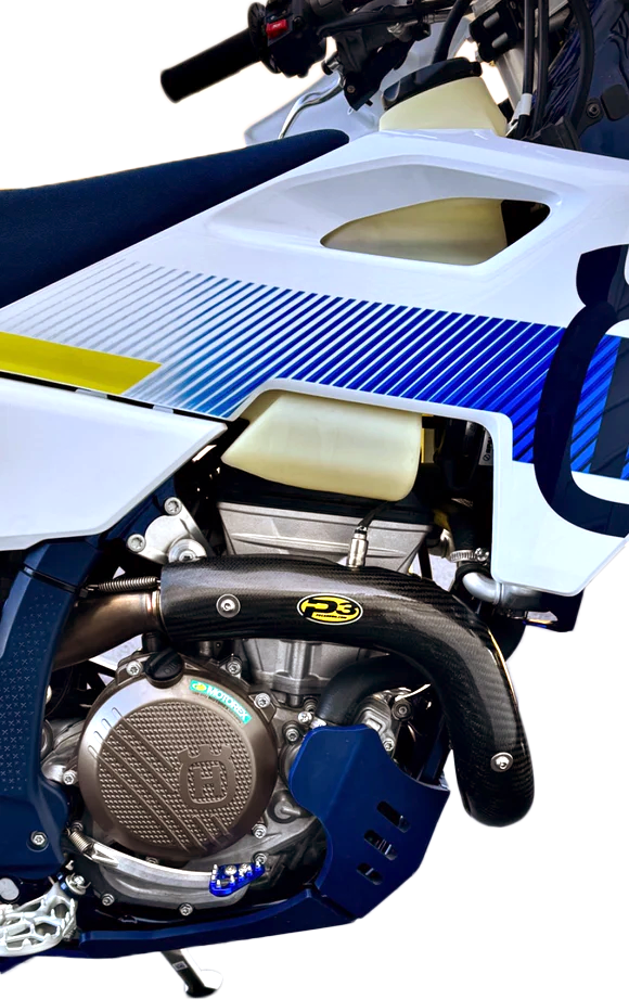 P3 Carbon Carbon Fiber Header Heat Shield Shield KTM/Husqvarna and Gas 350 (201172)