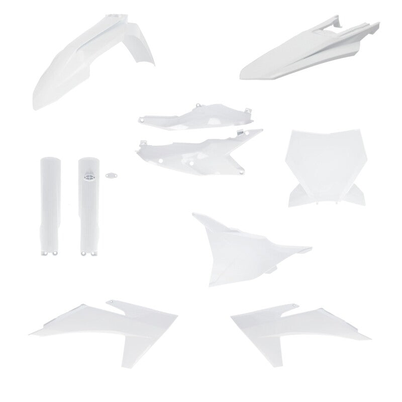 Acerbis Plastic Kit - 23-24 KTM SX/SX-F/XC/XC-F 125-450 - White