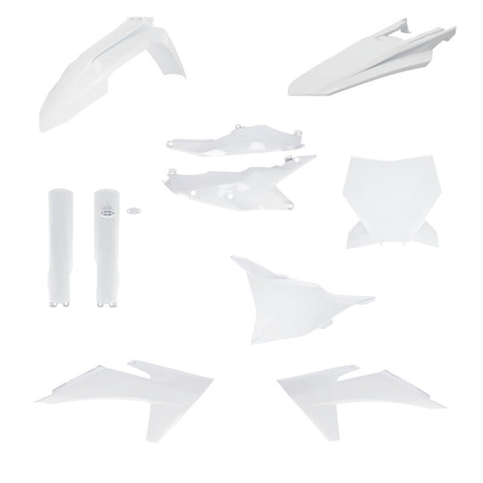 Acerbis Plastic Kit - 23-24 KTM SX/SX-F/XC/XC-F 125-450 - White